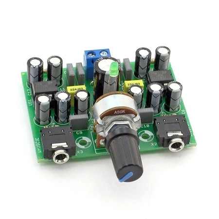 Wzmacniacz słuchawkowy stereo AB 17Hz - 23kHz - KIT AVT 1024
