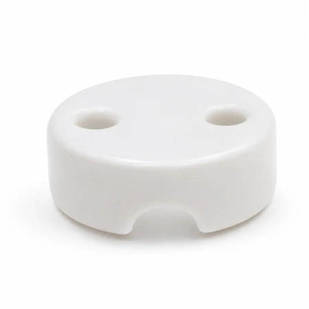 Uchwyt kabla ceramiczny biały 28×18 mm na 1 przewód - Ceramic Classic Loft