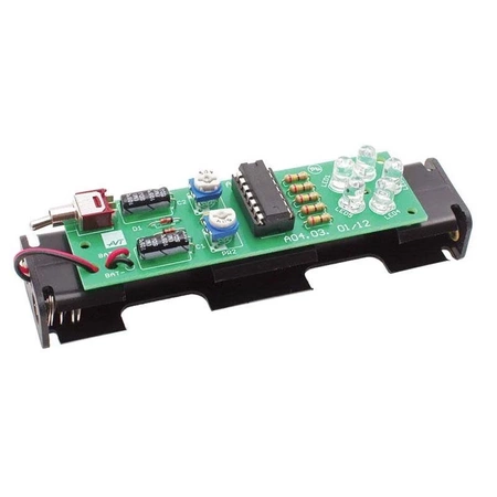 Bateryjny sygnalizator optyczny 5×LED 6V z regulacją błysku - KIT AVT 790