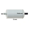 Kondensator rozruchowy do silnika 18µF 450VAC, CBB60, przewody 15 cm, Ø40 × 72 mm, EPERS