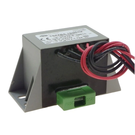 Transformator sieciowy TSZZBA 19/001M [230V/17V-1,12A] do alarmów, wyprowadzenia: przewody