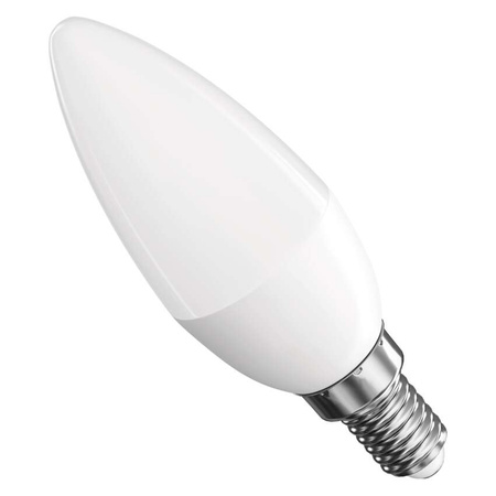 Żarówka LED E14 świeczka, 5,5 W, odpowiednik 40 W, neutralna biel, 470 lm, EMOS ZAR-E-ZL3F23