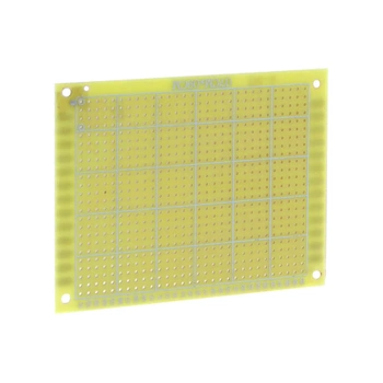 Płytka uniwersalna 7 x 9 cm, jednostronna, raster 2,54 mm, żółta, PU11