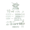 Kondensator rozruchowy do silnika, CBB60 10uF 450Vac 34x68mm konektor