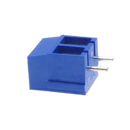 Złącze śrubowe 2 pola, raster 5, h=12.5mm