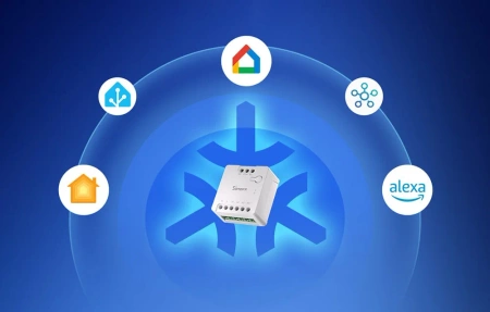 Przełącznik WiFi SONOFF MINI-D Matter (AC/DC 12-48V, styk bezpotencjałowy)