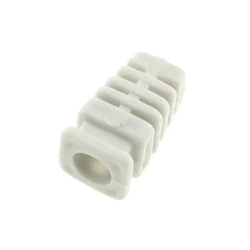 Przepust kablowy z odgiętką, otwór 7 mm, czoło 12 x 11 mm, jasnoszary, Maszczyk