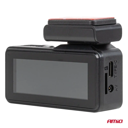 Wideorejestrator WiFi Full HD Przód Tył Kamera Cofania G-Sensor Parking Mode USB-C 256GB AMIO-04799