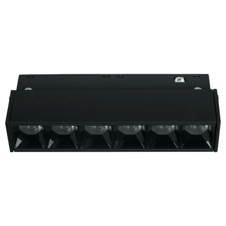 Reflektor szynowy magnetyczny liniowy 6W 480lm 4000K czarny M-LINE