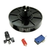 Przycisk arcade BIG Push monostabilny czerwony, LED 12 V, 3 A / 250 V, PRZEL602
