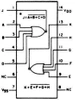 Bramka NOR 4002 - 2 kanały - 3÷15V - DIP14