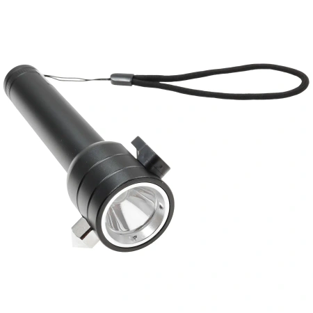 Latarka samochodowa LED, 200 lm, zbijak szyb, przecinak pasów, funkcja powerbanku, ładowanie USB-C, ALR-LA0213