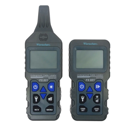 Precyzyjny detektor instalacji, lokalizator przewodów i rur, profesjonalny skaner ścian, FS801 Forscher