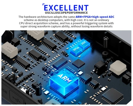 Dwukanałowy oscyloskop z multimetrem i generatorem 50MHz FNIRSI 2C53T