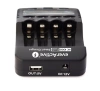 Ładowarka akumulatorów 4x AA/AAA Ni-MH, Ni-Cd + port USB 1A, everActive NC-1000