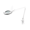Lampa warsztatowa 10W z lupą 5 dioptrii, mocowanie do blatu