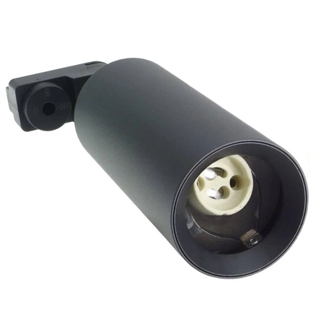 Reflektor szynowy z gniazdem GU10, model IDAR 60mm czarny