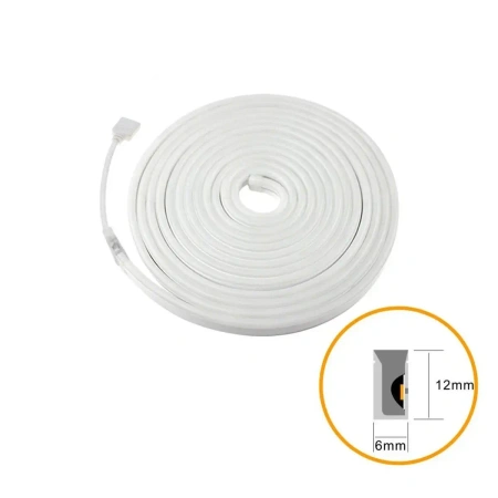 Taśma neonowa LED RGB 12V 5m – elastyczny neon silikonowy IP65