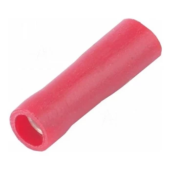 Konektor płaski żeński w pełnej izolacji 2.8mm 0.8mm 0.5-1.5mm² - końcówka kablowa z tulejką miedzianą SGE