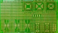 Płytka prototypowa SMD z otworami raster 2,54 mm, FR4 MS-DIP/SMD3
