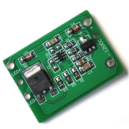 Moduł wyłącznika dotykowego LED 12V - TTP223 - Czujnik dotykowy