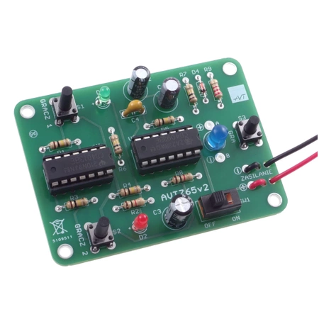 Gra dla dwóch osób - Tester refleksu - kto szybszy - KIT AVT 765