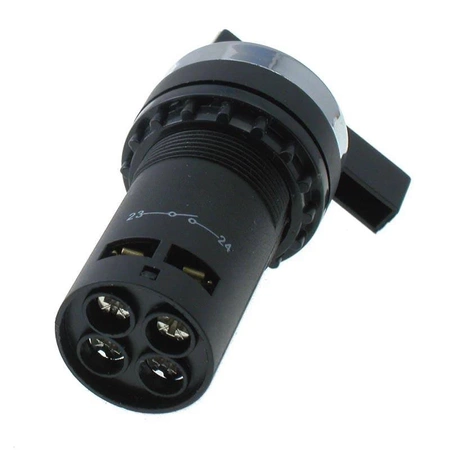 Przełącznik obrotowy 30mm do obudowy, 2 pozycje