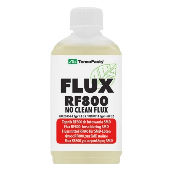 Topnik do lutowania RF800 - butelka z pędzelkiem 50ml - AGTermoPasty AGT-248