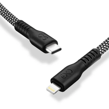 Kabel USB-C - Lightning, 30 W, 2 m, czarny, eXc