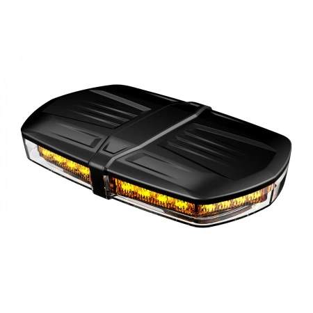 Belka ostrzegawcza LED na dach pojazdu, 24 cm, 23W, 32 LED, światło pomarańczowe, magnes, R65 R10, BLK0031