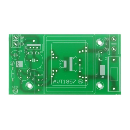 Zasilacz modułowy, PCB do projektu AVT1857