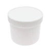 Pojemnik zakręcany okrągły 250ml biały