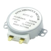 Silnik napędu talerza kuchenki mikrofalowej 220–240 V AC, 5/6 obr./min, wrzeciono 7 mm ścięte, typ 49TYZ-A2