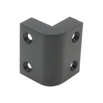 Narożnik plastikowy 3x4cm czarny, typ 8