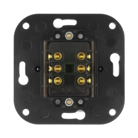 Włącznik światła krzyżowy dźwigniowy ceramiczny, okrągły z ramką, podtynkowy biały Ceramic Loft