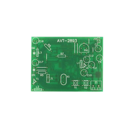 e-Karteczka LCD z panelem dotykowym - PCB do projektu AVT 2893