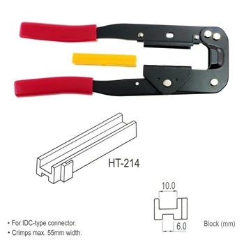 Zaciskarka złącz taśmowych Hanlong HT-214