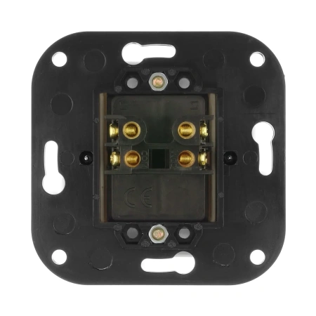 Włącznik żaluzjowy dźwigniowy ceramiczny, okrągły z ramką, podtynkowy biały Ceramic Loft