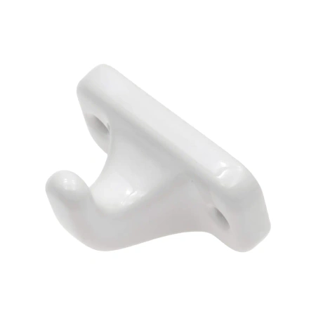 Ceramiczny wieszak ścienny pojedynczy biały 60x30x40mm Ceramic Loft