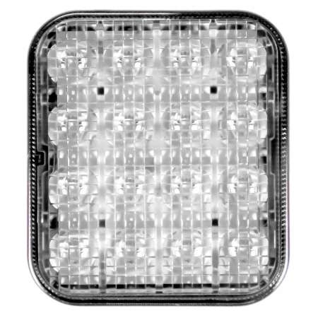 Lampa cofania LED prostokątna L2502 12/24V IP67 R10 R148 - biała 16 LED
