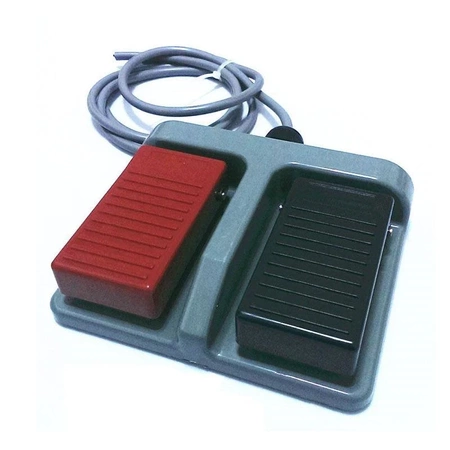 Przełącznik nożny podwójny GFS-65 10 A 250 V do dwóch obwodów