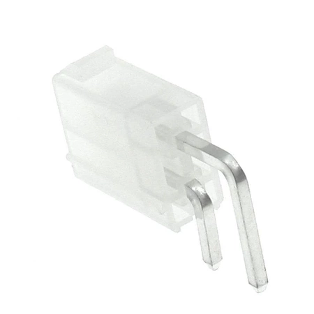 Wtyk ATX 2-stykowy męski kątowy do montażu na PCB, raster 4,20 mm, biały, KWM4505-02R