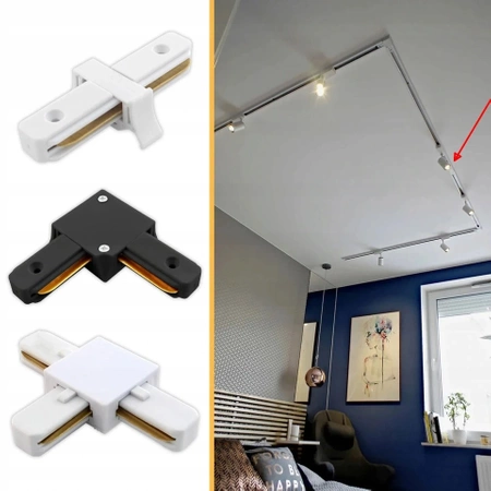 Łącznik do szynoprzewodów ZX, przedłużka (typ I), biały