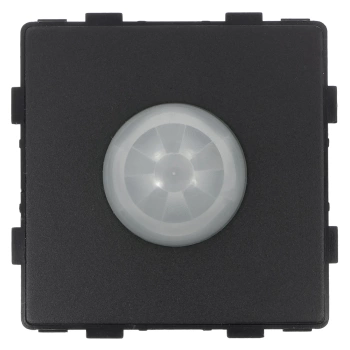 Czujnik ruchu PIR 200W (60W LED) czarny podtynkowy (moduł bez ramki) - TAWOIA Glass