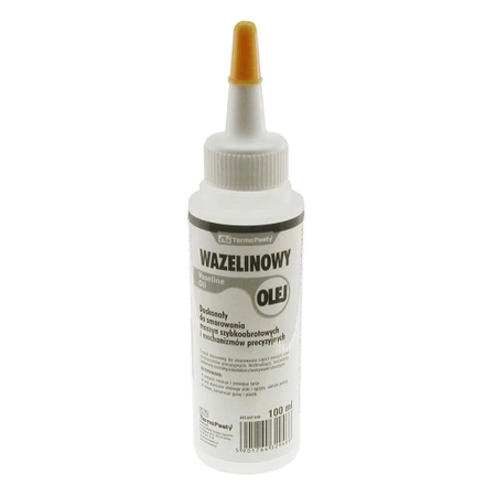 Olej wazelinowy - butelka z aplikatorem 100ml - AGTermoPasty AGT-018