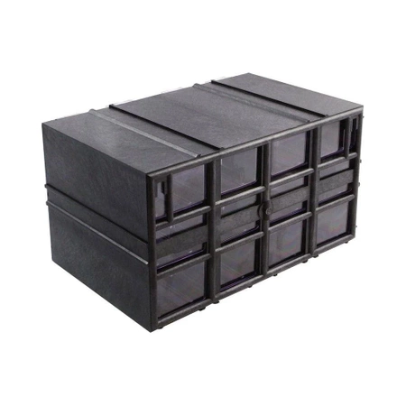 Magazynek szufladkowy modułowy 23x14x12.5cm, 6 szufladek, Konger PX6