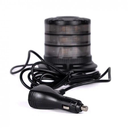 Lampa ostrzegawcza LED do pojazdu, X-SPIDER 2, 36W, 24 LED, światło pomarańczowe, magnes, R65 R10, ALR0086