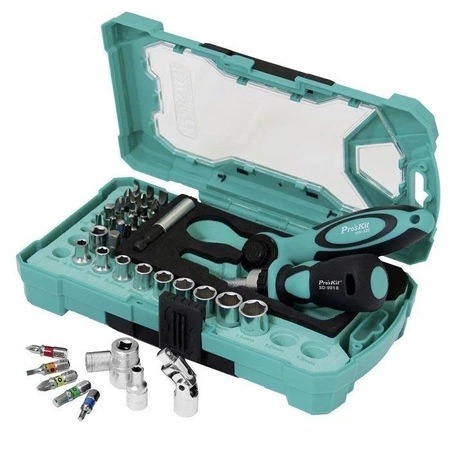 Zestaw bitów 38szt z grzechotką, Proskit SD-2317M