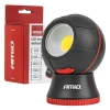 Lampa inspekcyjna LED COB 4 W 380 lm, kulista, odpinana od podstawy, akumulator 2200 mAh, USB-C - AMiO 04939