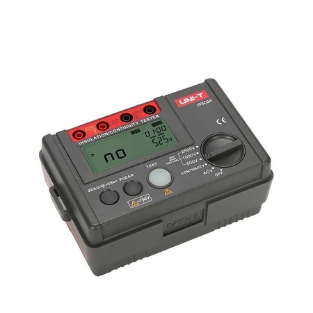 Miernik rezystancji izolacji Uni-T UT-502A, napięcie probiercze do 2500 V, PI i DAR